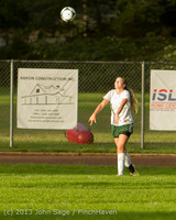 8229 Girls Soccer v Life-Chr 092313
