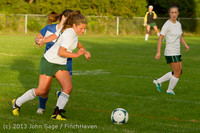 8251 Girls Soccer v Life-Chr 092313