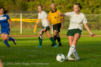 8265 Girls Soccer v Life-Chr 092313