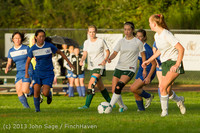 8307 Girls Soccer v Life-Chr 092313
