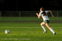 8326 Girls Soccer v Life-Chr 092313