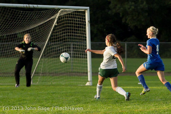 8330 Girls Soccer v Life-Chr 092313