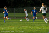 8355 Girls Soccer v Life-Chr 092313