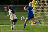 8370 Girls Soccer v Life-Chr 092313