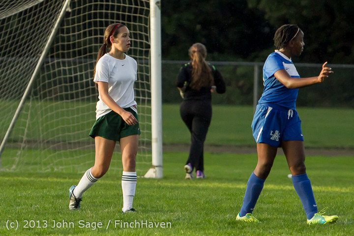 8388 Girls Soccer v Life-Chr 092313