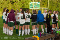 8393 Girls Soccer v Life-Chr 092313