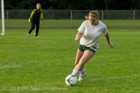 8428 Girls Soccer v Life-Chr 092313