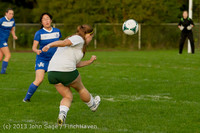 8459 Girls Soccer v Life-Chr 092313