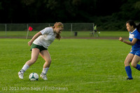 8465 Girls Soccer v Life-Chr 092313