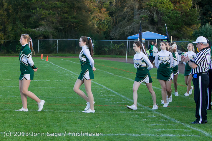 5441 VHS Fall Cheer 2013 at Football v Port Townsend 100413
