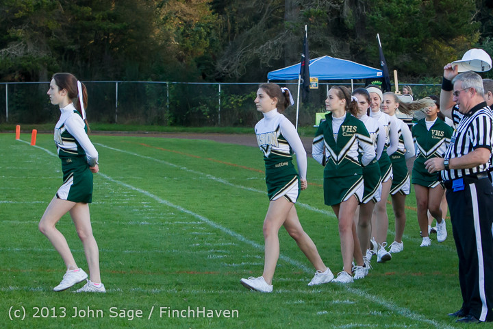 5442 VHS Fall Cheer 2013 at Football v Port Townsend 100413