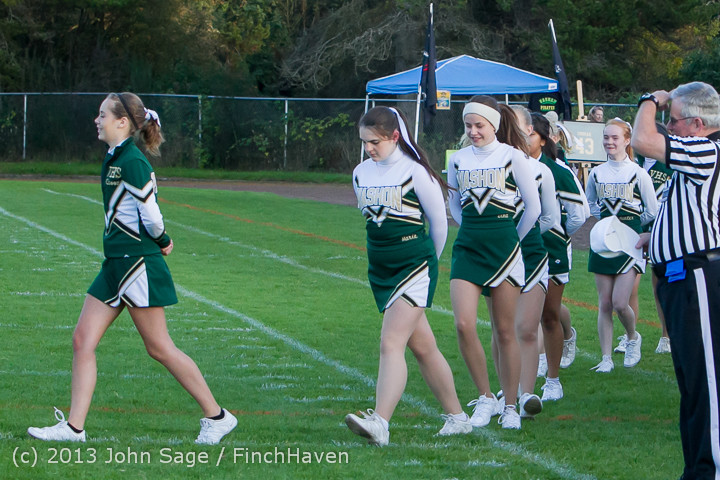 5443 VHS Fall Cheer 2013 at Football v Port Townsend 100413