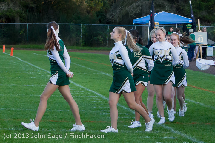 5444 VHS Fall Cheer 2013 at Football v Port Townsend 100413