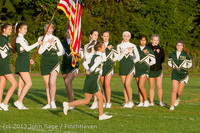 5455 VHS Fall Cheer 2013 at Football v Port Townsend 100413
