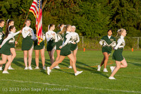 5458 VHS Fall Cheer 2013 at Football v Port Townsend 100413
