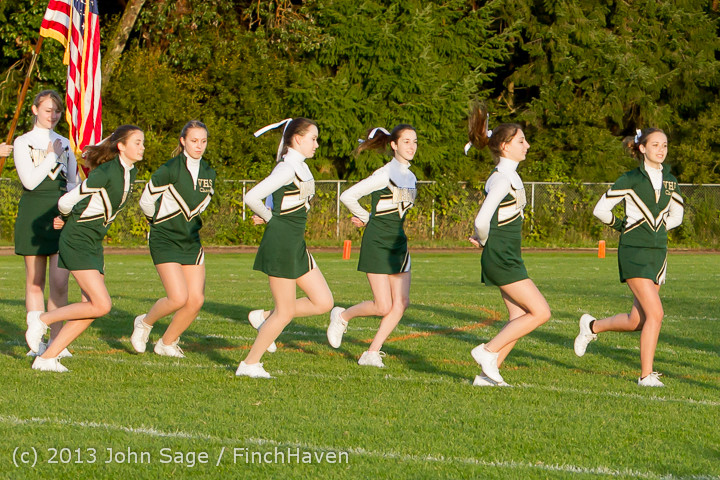 5461 VHS Fall Cheer 2013 at Football v Port Townsend 100413
