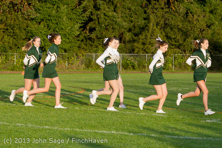 5462 VHS Fall Cheer 2013 at Football v Port Townsend 100413