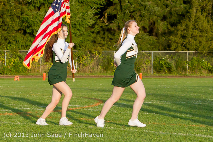 5464 VHS Fall Cheer 2013 at Football v Port Townsend 100413