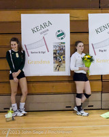 21468 VHS Volleyball Seniors Night 2013 102213