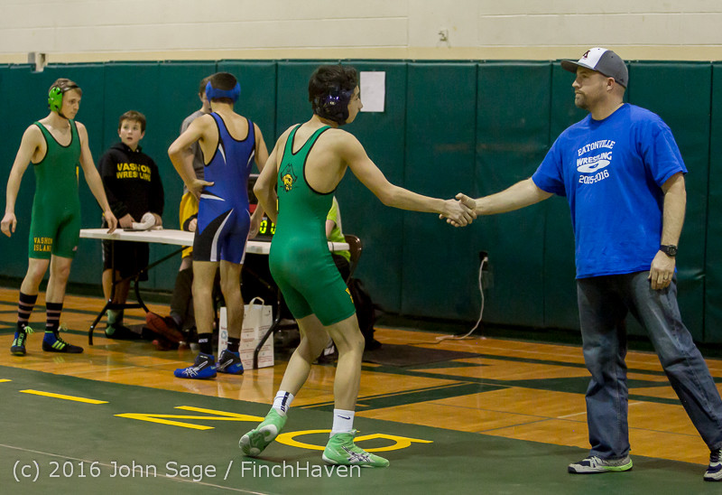 Set four Vashon Island High School Wrestling v Eatonville Duals Meet 01/07/2016