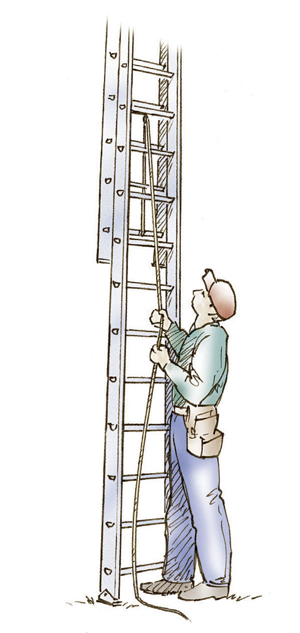 Using Extension Ladders Safely