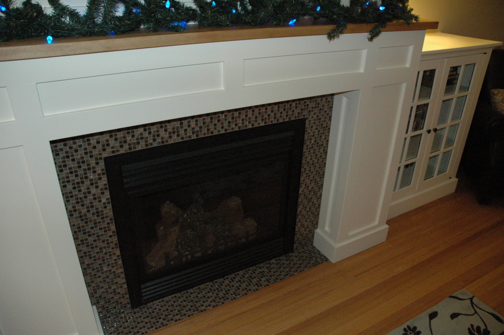 Craftsman Fireplace with builtin media Fine Homebuilding