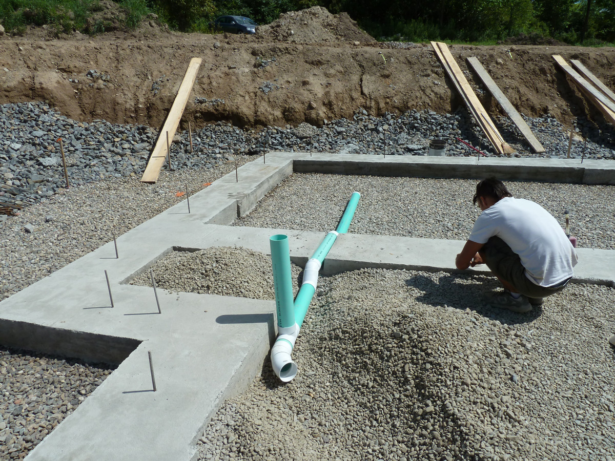 Radon Pipe Under Slab