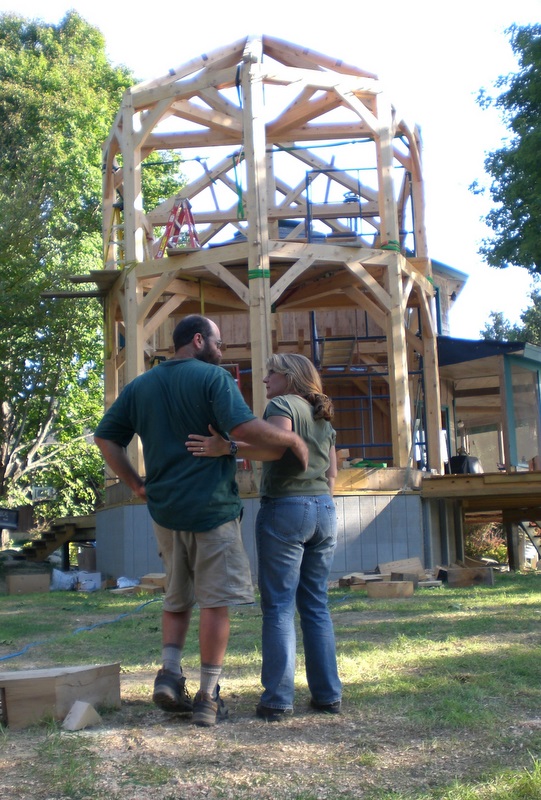 Half Octagon Timber Frame Fine Homebuilding