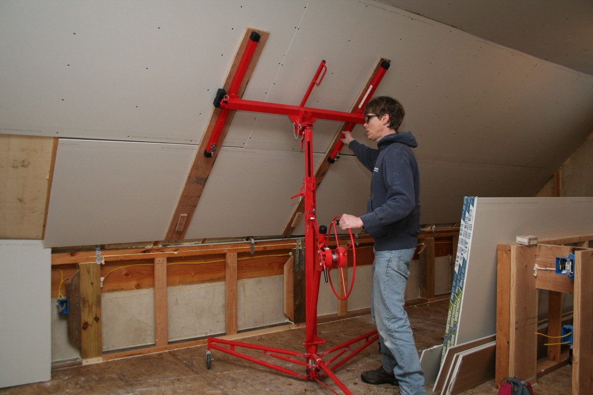 Patrick's Barn Customizing a Drywall Lift Fine Homebuilding