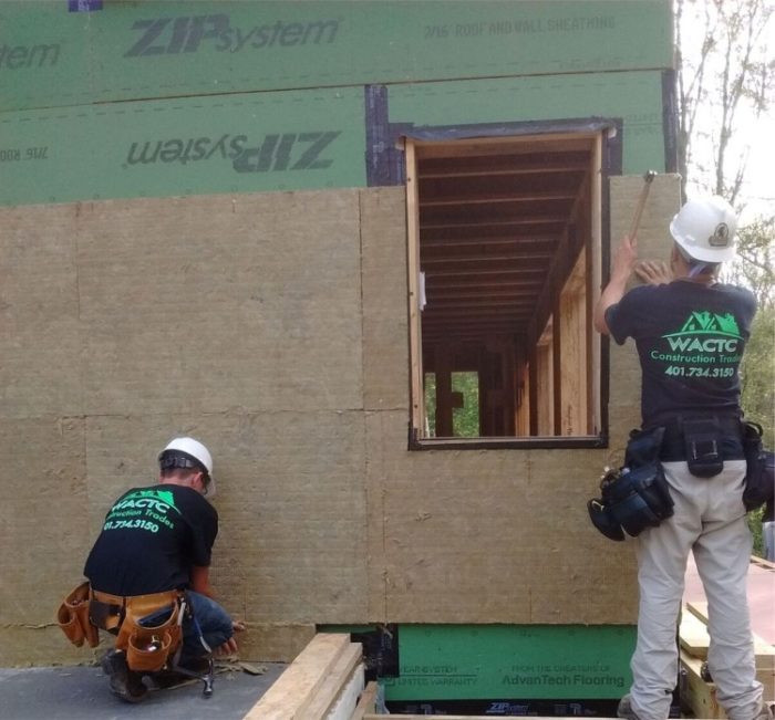 Exterior Insulation on the GaragetoHouse Wall Fine