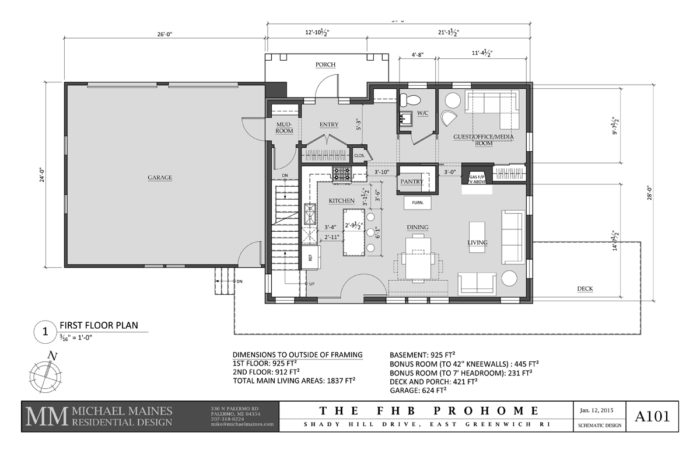 SCHEMATIC DESIGN 4: FIRST FLOOR PLAN