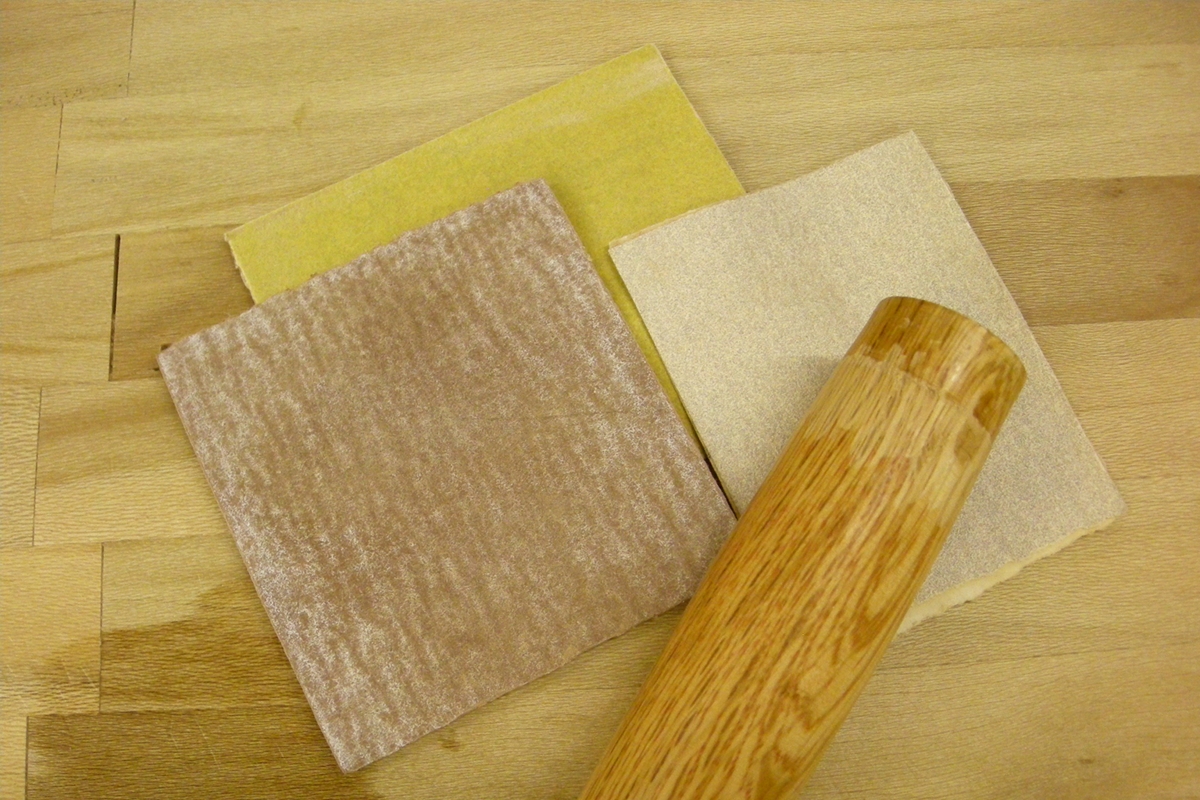 Chisel Handle Modification Step in handle pared away and ready to sand
