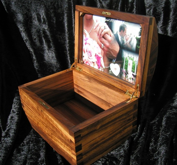 Cocobolo Photo Frame Keepsake Box FineWoodworking