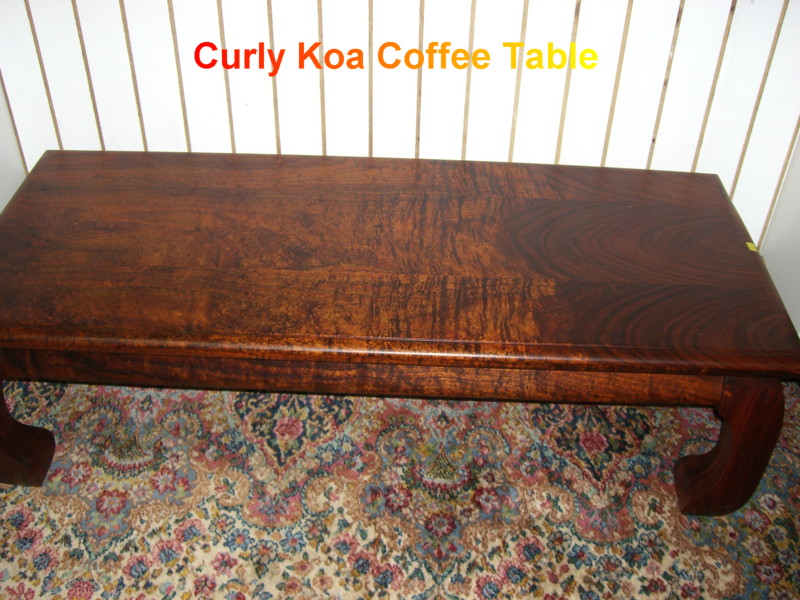 Curly Koa Coffee Table FineWoodworking