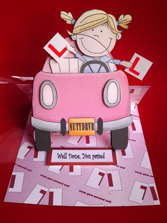Driving Test - Congratulations - Handmade Cards