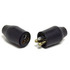 M-114-Cole Hersee Electrical Connectors CONNECTOR, 3-POLE PAIR, BRASS SCREWS, RUBBER CAPS