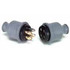 M-115-Cole Hersee Electrical Connectors CONNECTOR, 4-POLE PAIR, BRASS SCREWS, RUBBER CAPS