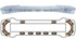 10-00047-E-Lightbar: StreetLazer, 47", amber, 19 LED modules, built-in 5 head LED Safety Director, 12VDC