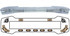 10-00051-E-Lightbar: StreetLazer, 47", amber, 13 LED modules, 2 Cleversectors,  built-in 5 head LED Safety Director, 12VDC