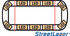 15-00019-E-LED Minibar: Streetlazer, 23", 10 LED modules, amber, 12VDC