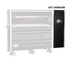 EX2404SCBK-72" SIDE CABINET BLACK