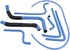 5007-SUPER HI-MILER  BLUE HOSE KIT (SAE 20R3)  -  CHEVY IMPALA SS 5.7L 1996-94