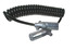 87023-TRAILER WIRING, COIL CORD, 15', BLACK,  1/10, 6/12 GUAGE