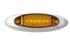 1810-1A- Amber 6 LED clearance marker light. ABS chrome plastic bezel included, 4" bolt pattern, wire lead. 6-11/16"x2-3/16"x7/8"