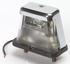 1883- License plate light with lexan chrome housing 2-3/16"x1-1/2"x2-3/16"