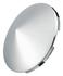 203-2- Pointed chrome front hub cap with 4 notch cutout, for steel wheels 8-23/32"