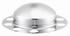 210-353- Chrome 2 piece front axle cover with beauty ring. Fits: 8 Lug, 33mm nut 20"/22.5"/24.5"