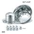 262S- 10 lug; 2 hand hole; 2 piece axle cover with removable cap; 1-1/2