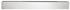 429R- Permit holder, stainless steel rigid mount (made in the U.S.A) 4" x 36"