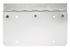 430S- Single license plate holder, stainless steel (made in the U.S.A.) 7" x 12"